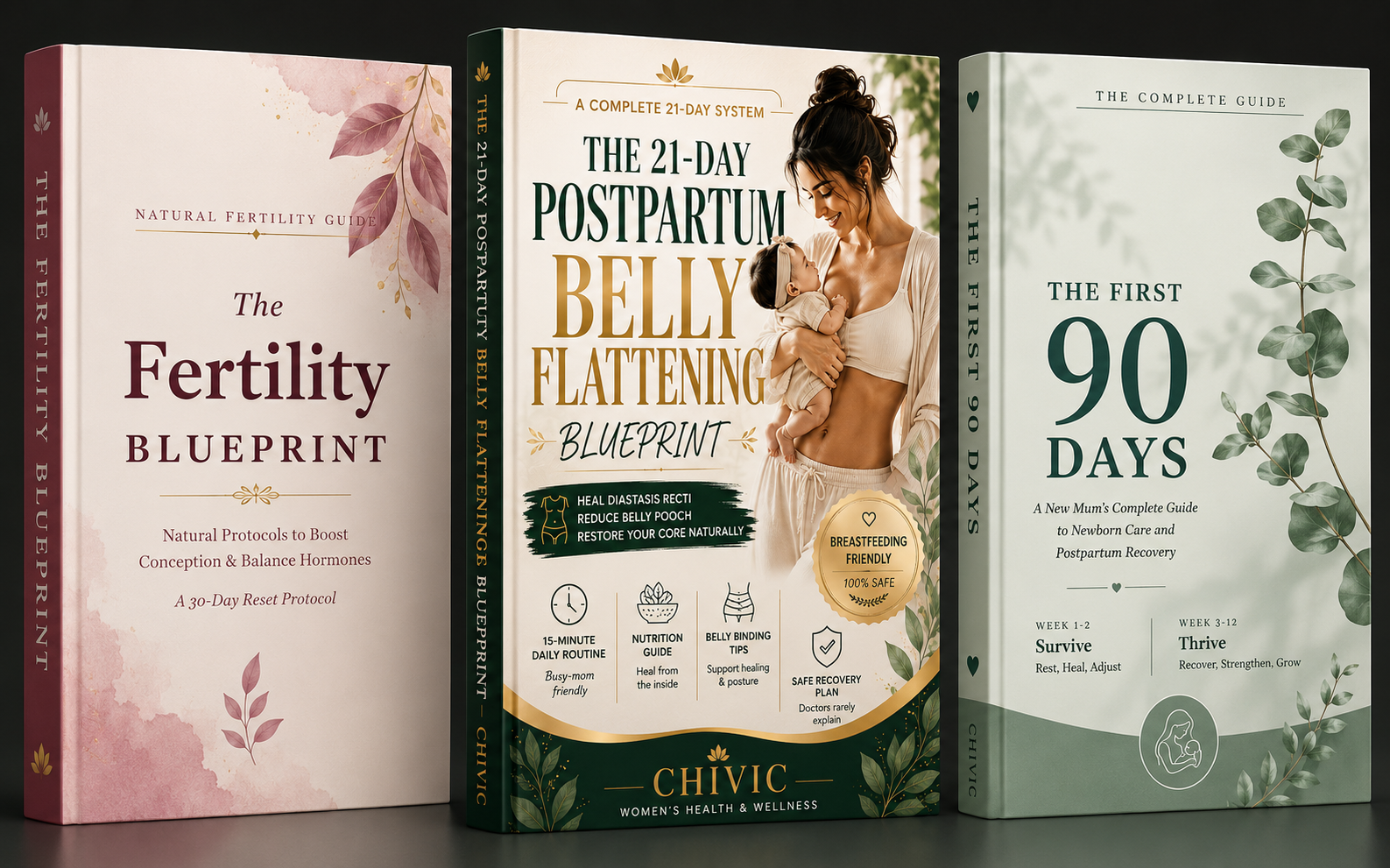 The 21-Day Postpartum Belly Flattening Blueprint